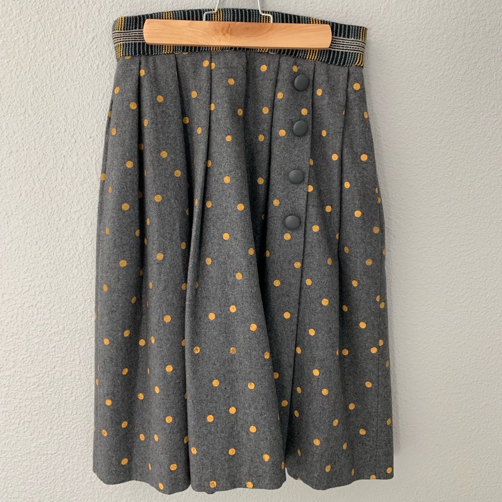Anthropologie Vintage-Inspired A-Line Skirt